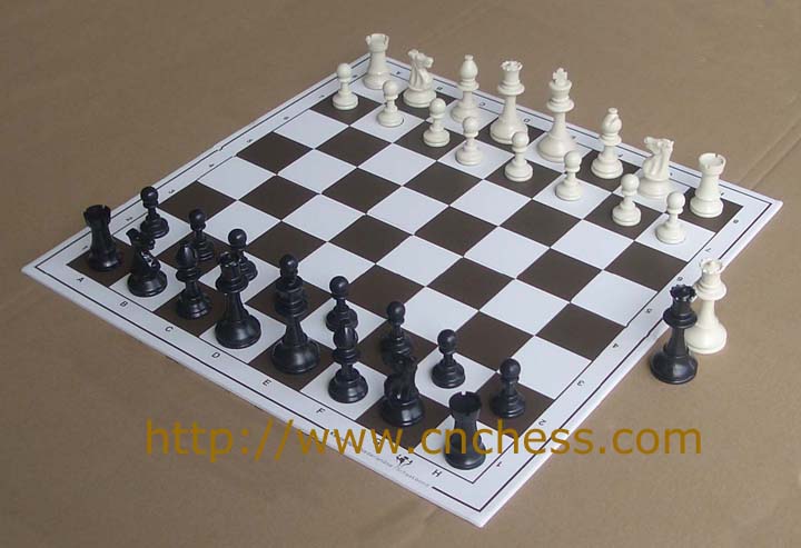 Chess SetLarge Plastic Chess Set with ChessboardInternational Standard Chess  Competition King, International Standard Game Competition Large Plastic Set  Targets & Accessories
